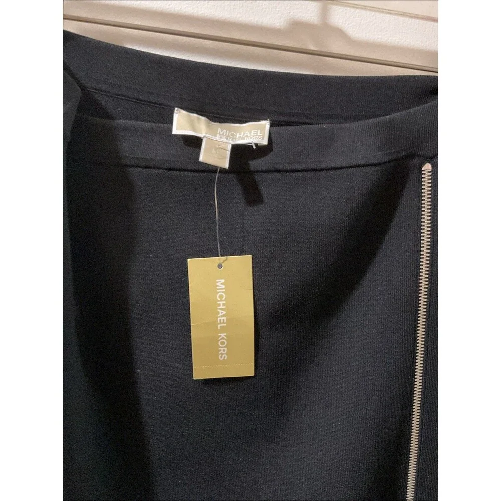 Michael Kors Black Skirt Side Zipper Slit Casual/Formal Wear